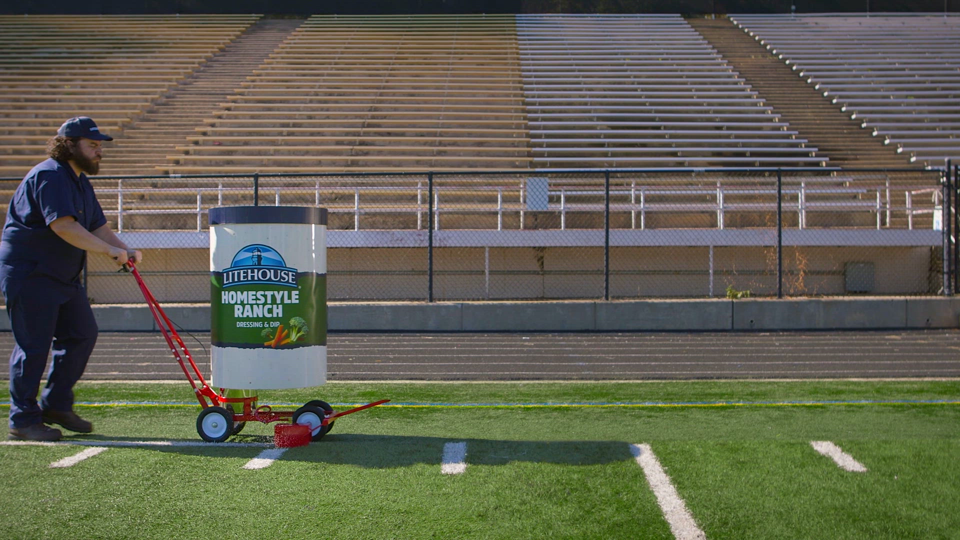 Lighthouse Foods | Using Litehouse Ranch to Paint the Field?! | The One  Club