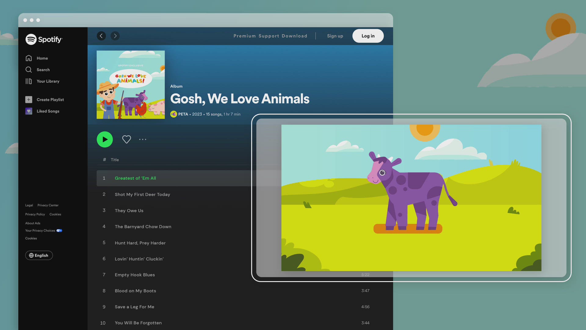 Gosh, We Love Animals