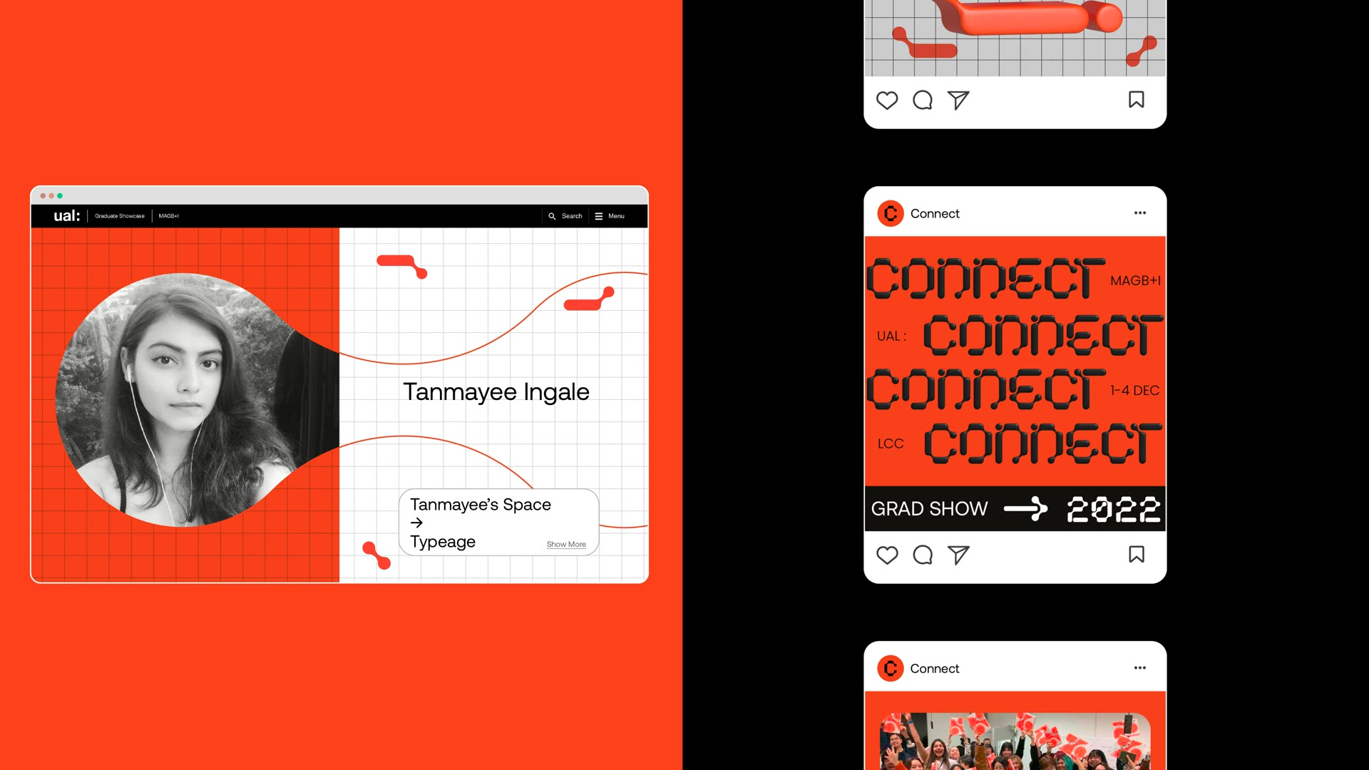 Connect Grad Show Branding