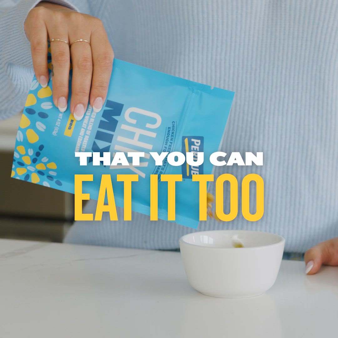 Perdue Chix Mix: Chicken Feed. Human Snack.