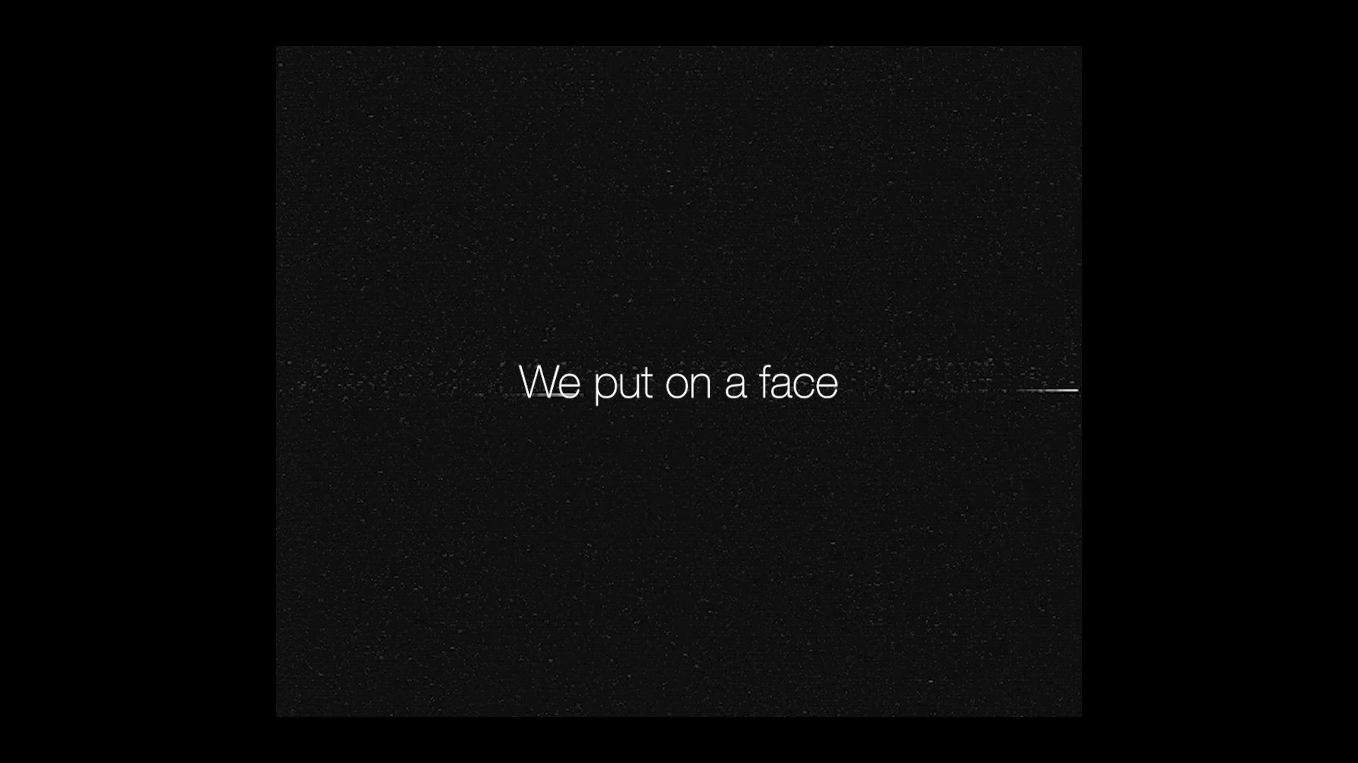 Make a face for tomorrow 