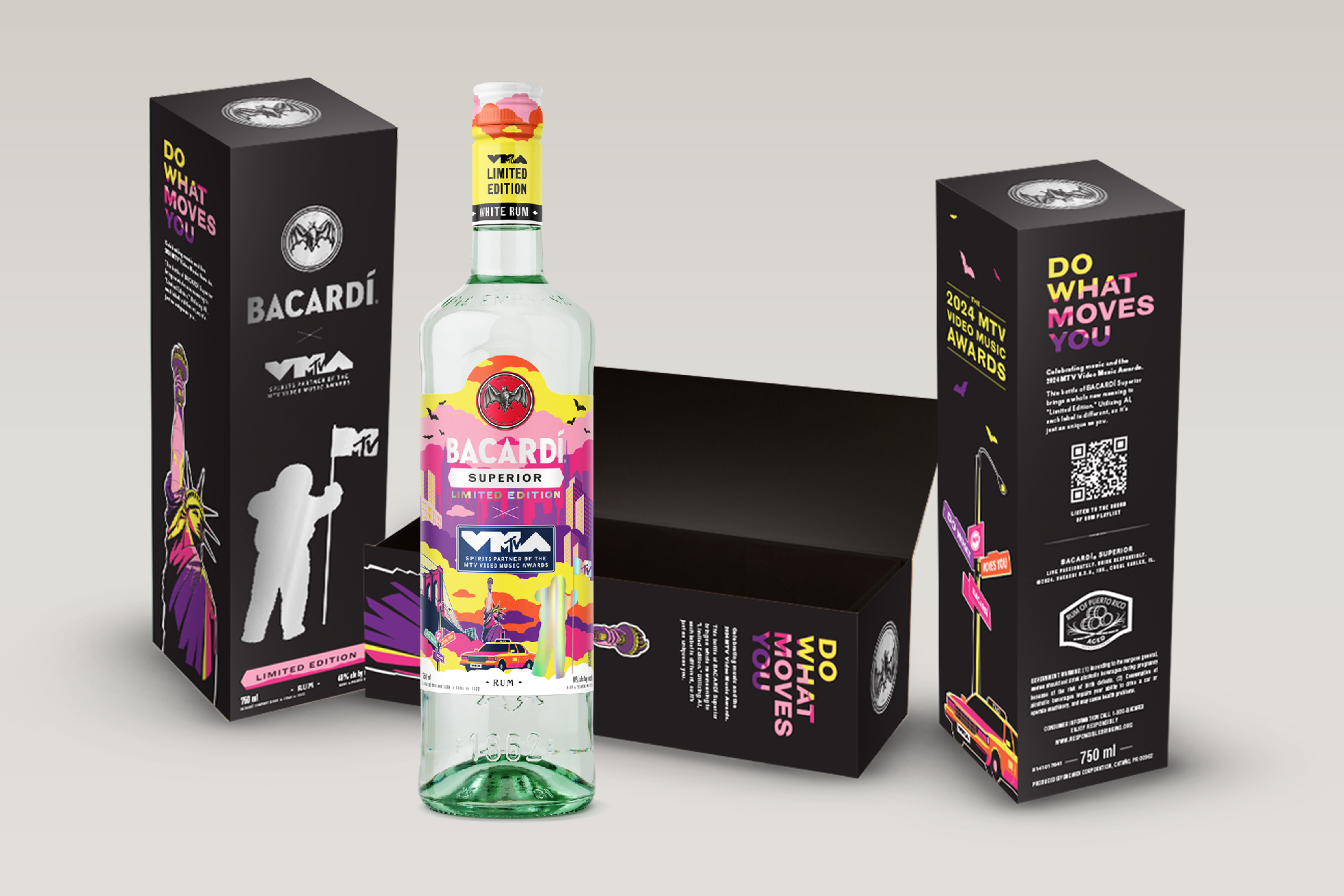 BACARDÍ USA | 2024 MTV VMA Limited Edition BACARDÍ Bottle | The
