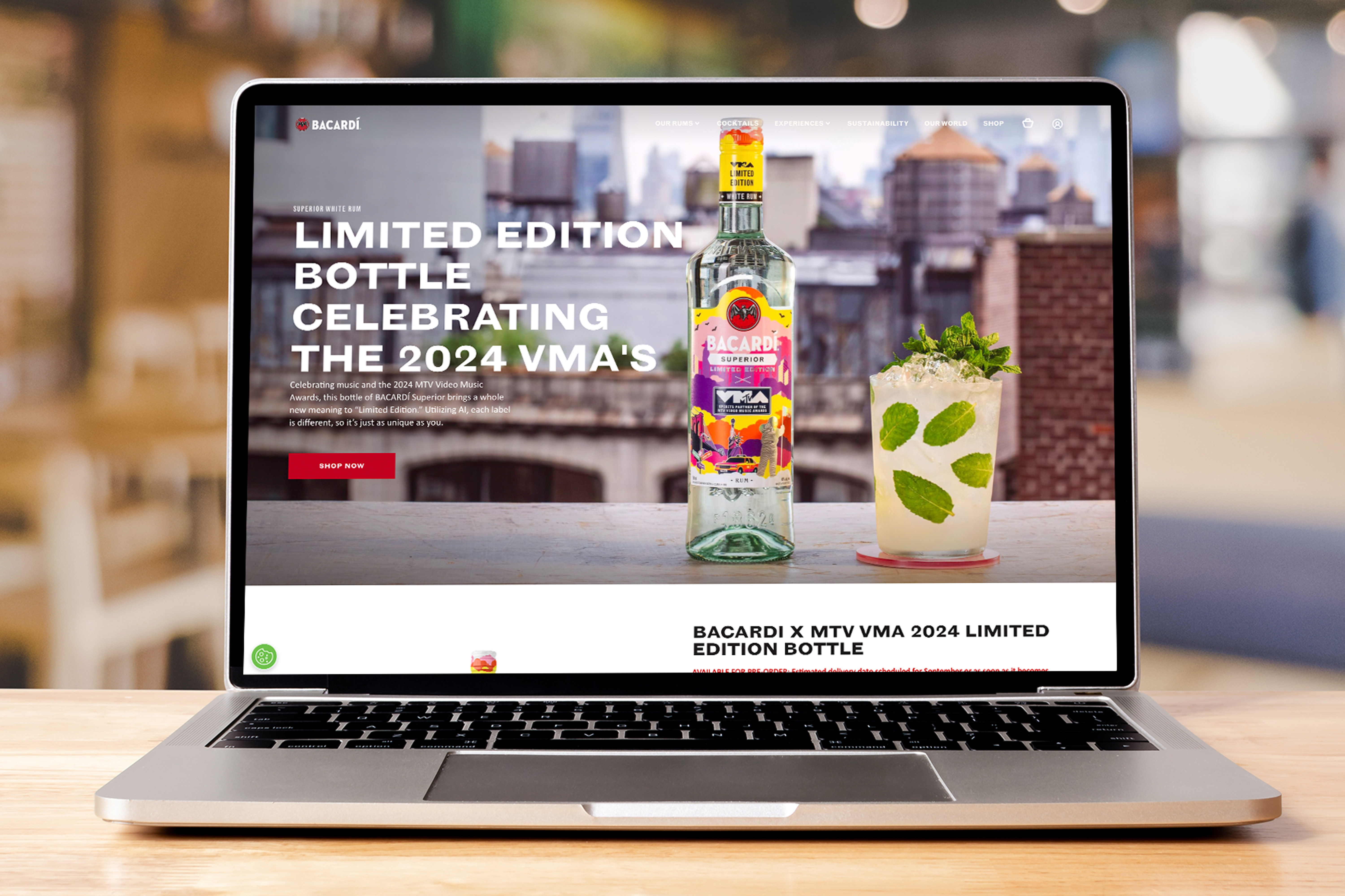 BACARDÍ USA | 2024 MTV VMA Limited Edition BACARDÍ Bottle | The