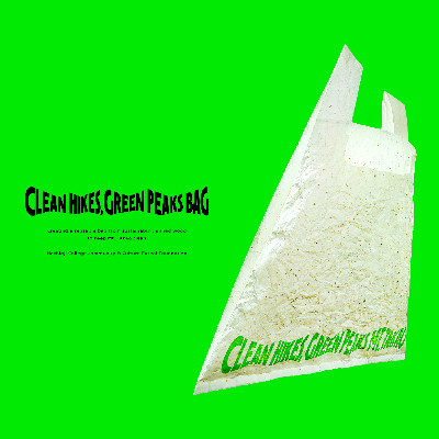 CLEAN HIKES, GREEN PEAKS  BAG