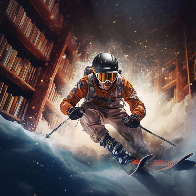 A Basin/Denver Public Library - Snowboard