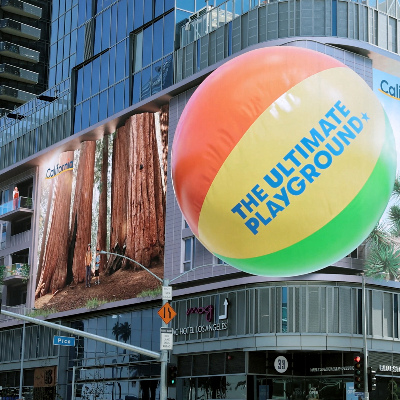 The Ultimate Playground  Beach Ball 3D Out-of-Home