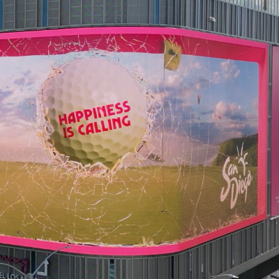 Golf Ball 3D Out-of-Home