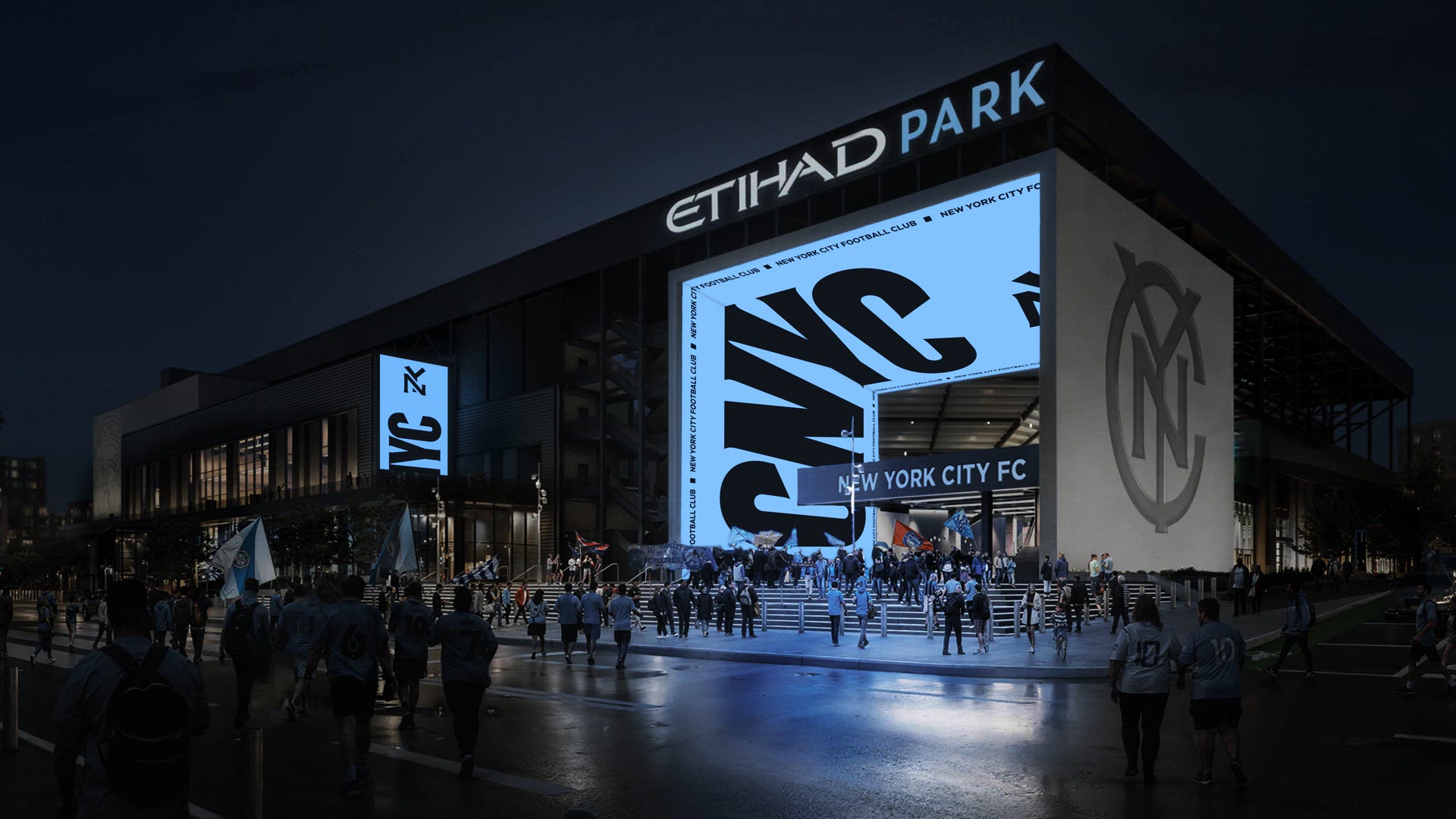 New York City FC Identity & Custom Typography