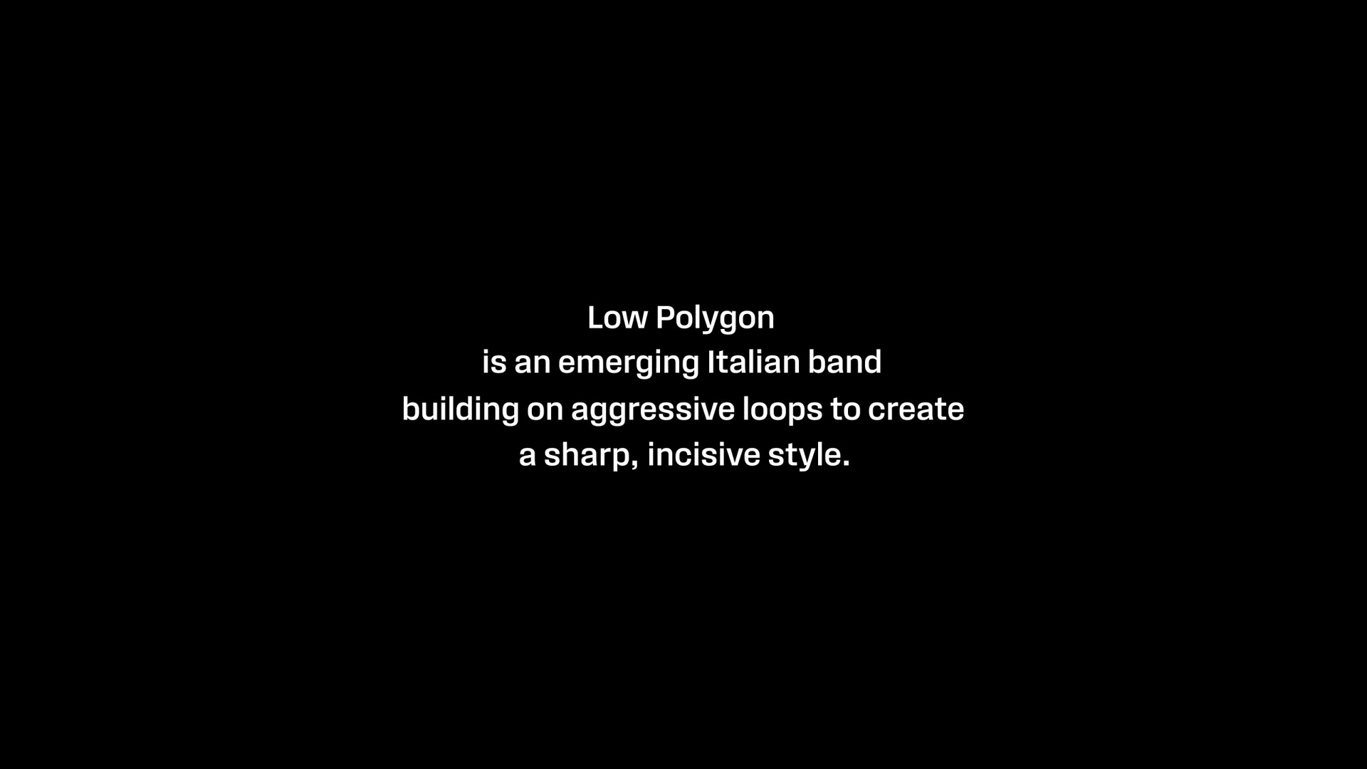 Low Polygon