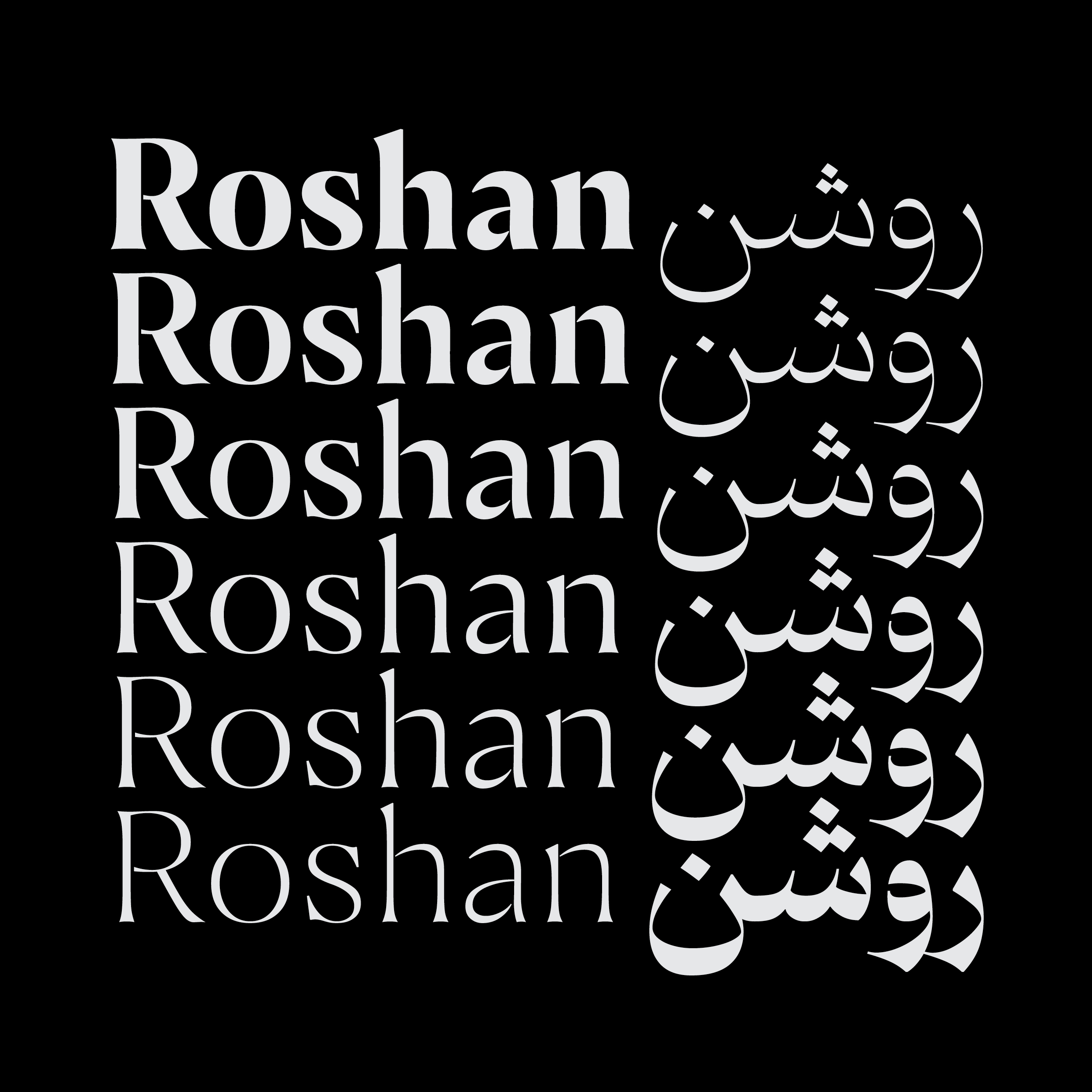 Roshan Multiscript Font Family
