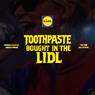 Toothpaste bought in the Lidl.