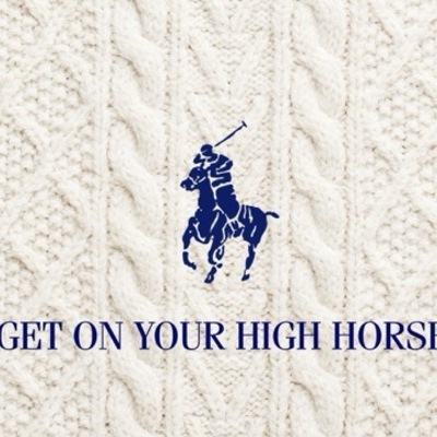 Get on your high horse