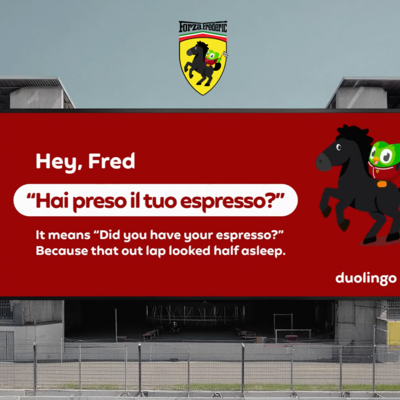 Forza, Fr&eacute;d&eacute;ric !