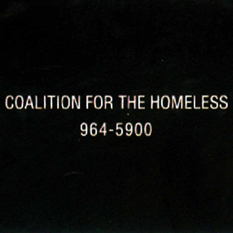 Coalition for the Homeless