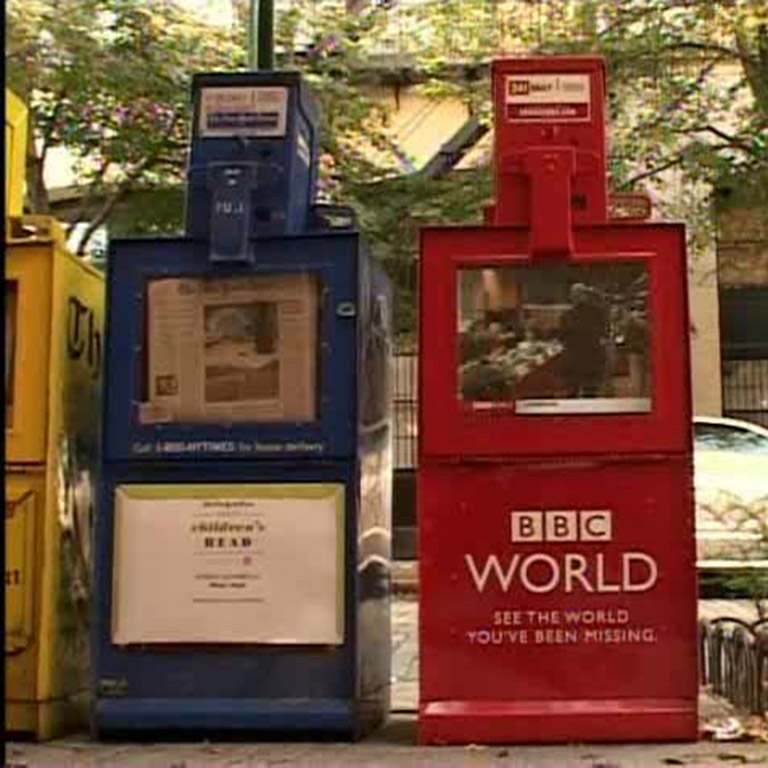 BBC Newspaper Boxes