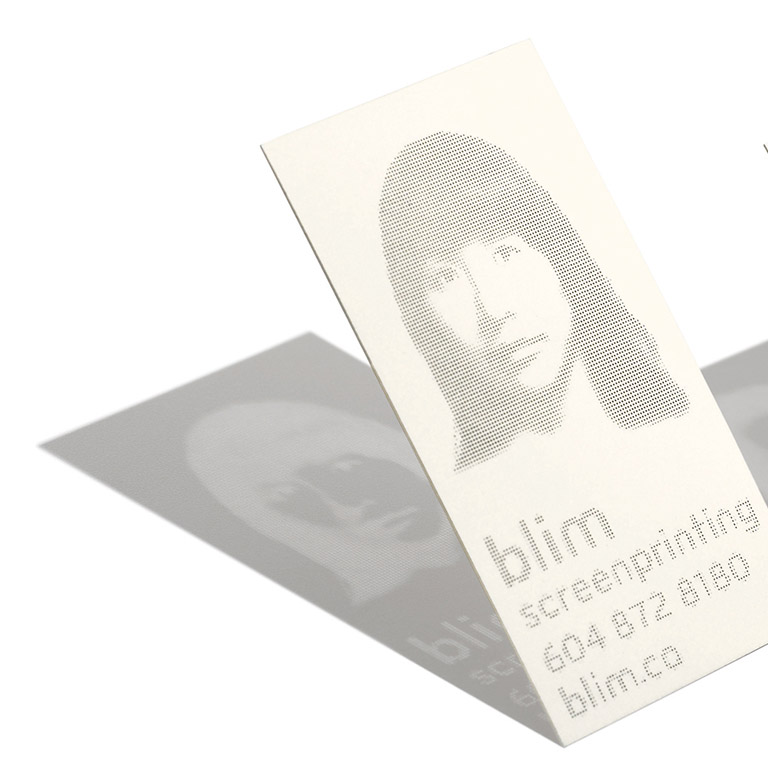 Blim Screenprinting Business Cards
