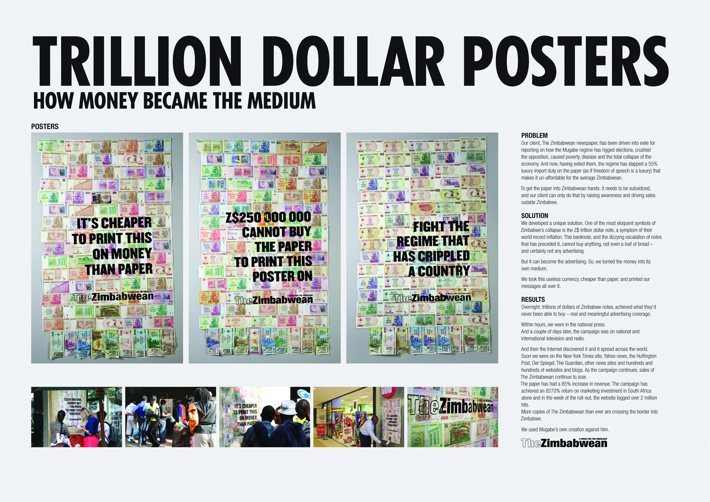 The Trillion Dollar Poster Campaign