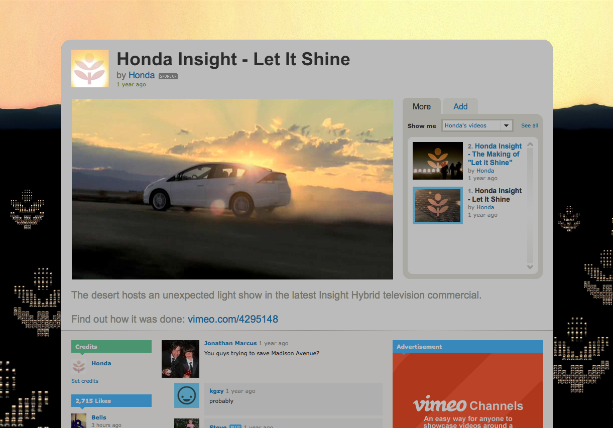 Let It Shine Vimeo Takeover