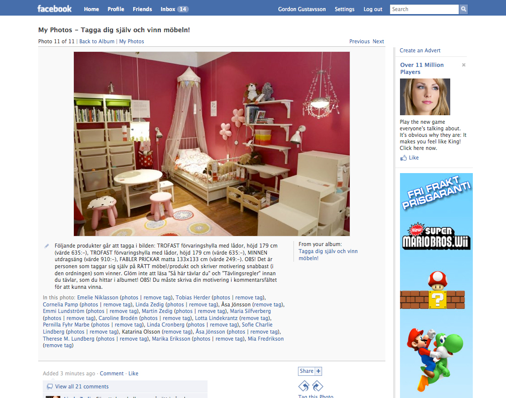 Facebook Showroom