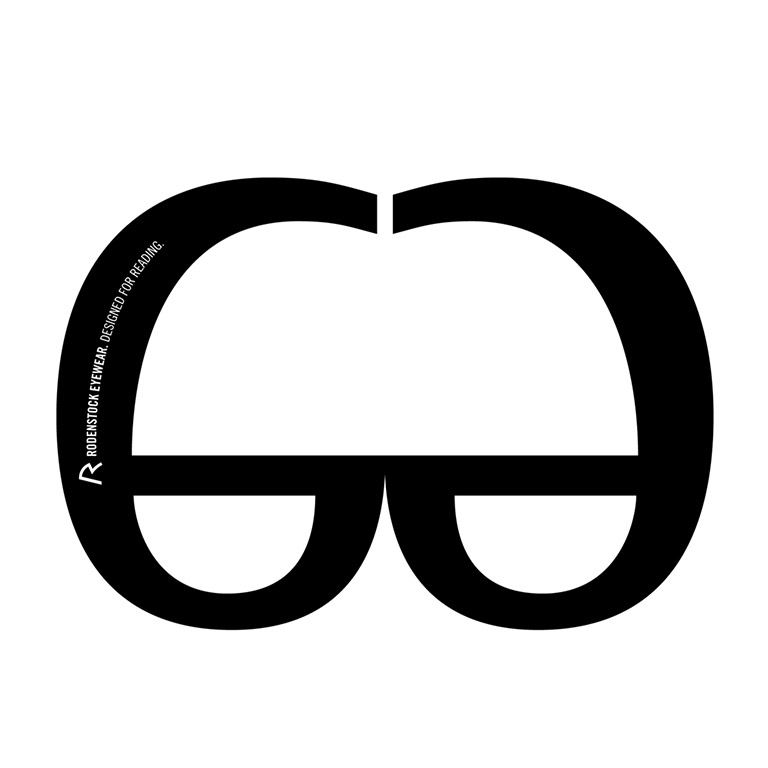 The Rodenstock Font Glasses