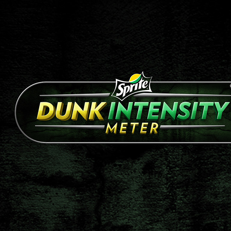 Sprite Dunk Intensity Meter