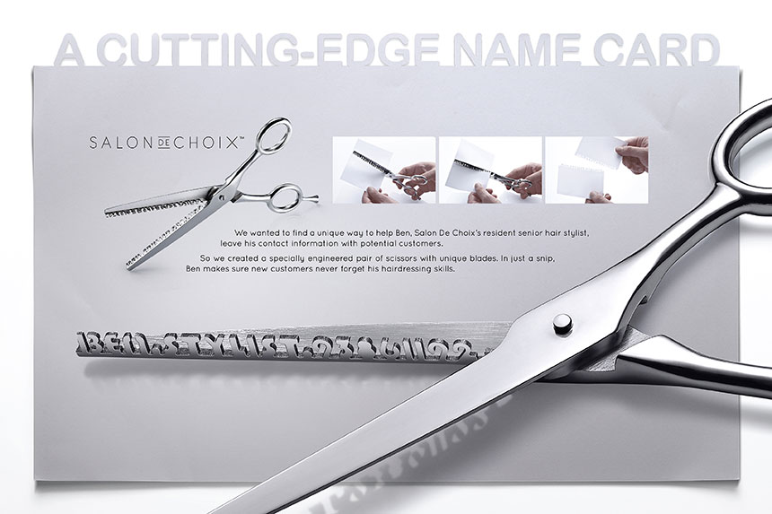 Cutting-Edge Name Card