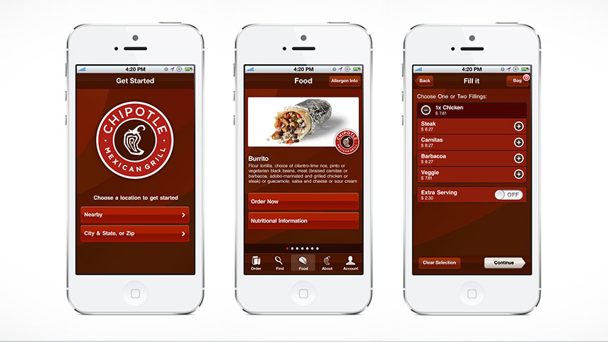 Chipotle Ordering App