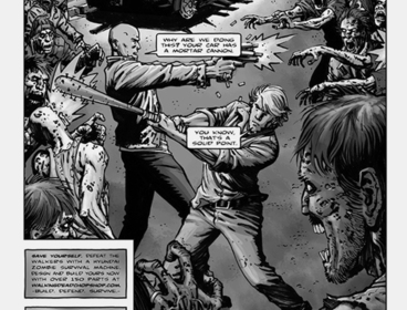 The Walking Dead Chop Shop Comic Book Prints
