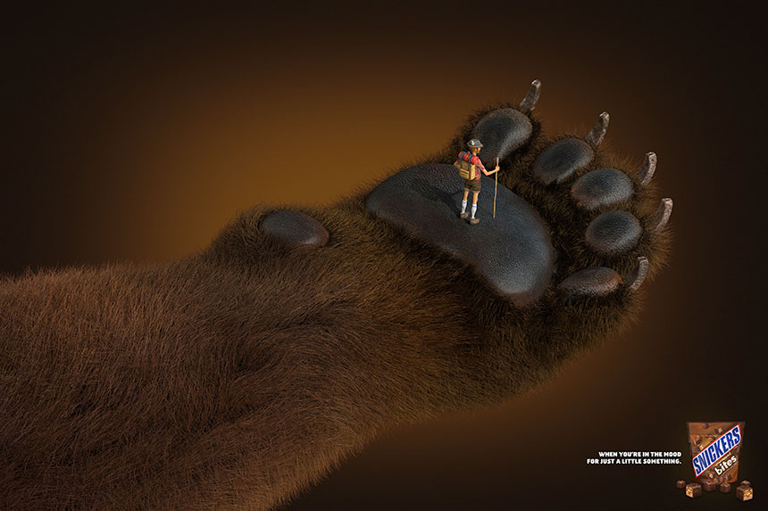 Snickers Bites Print Campaign