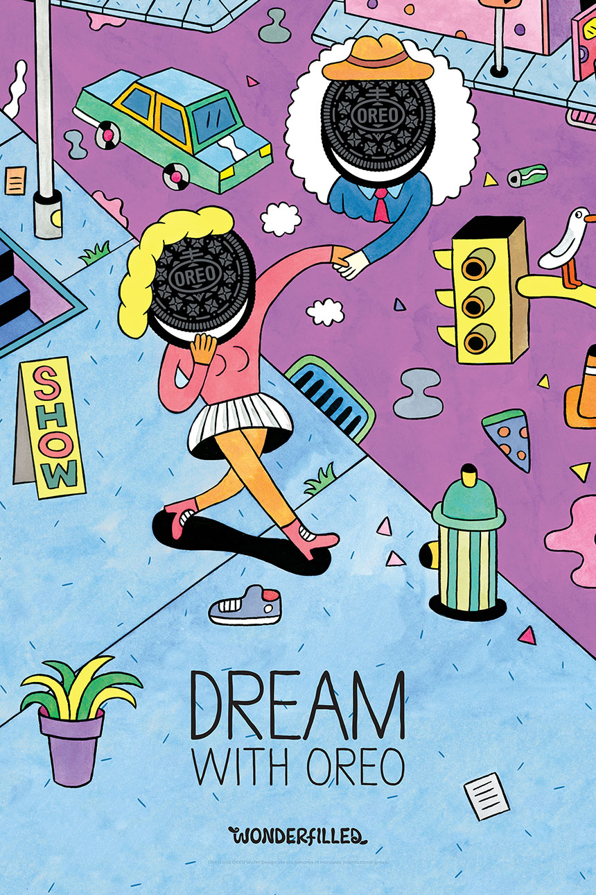 Wild Postings: Dream with Oreo, Andy Rementer