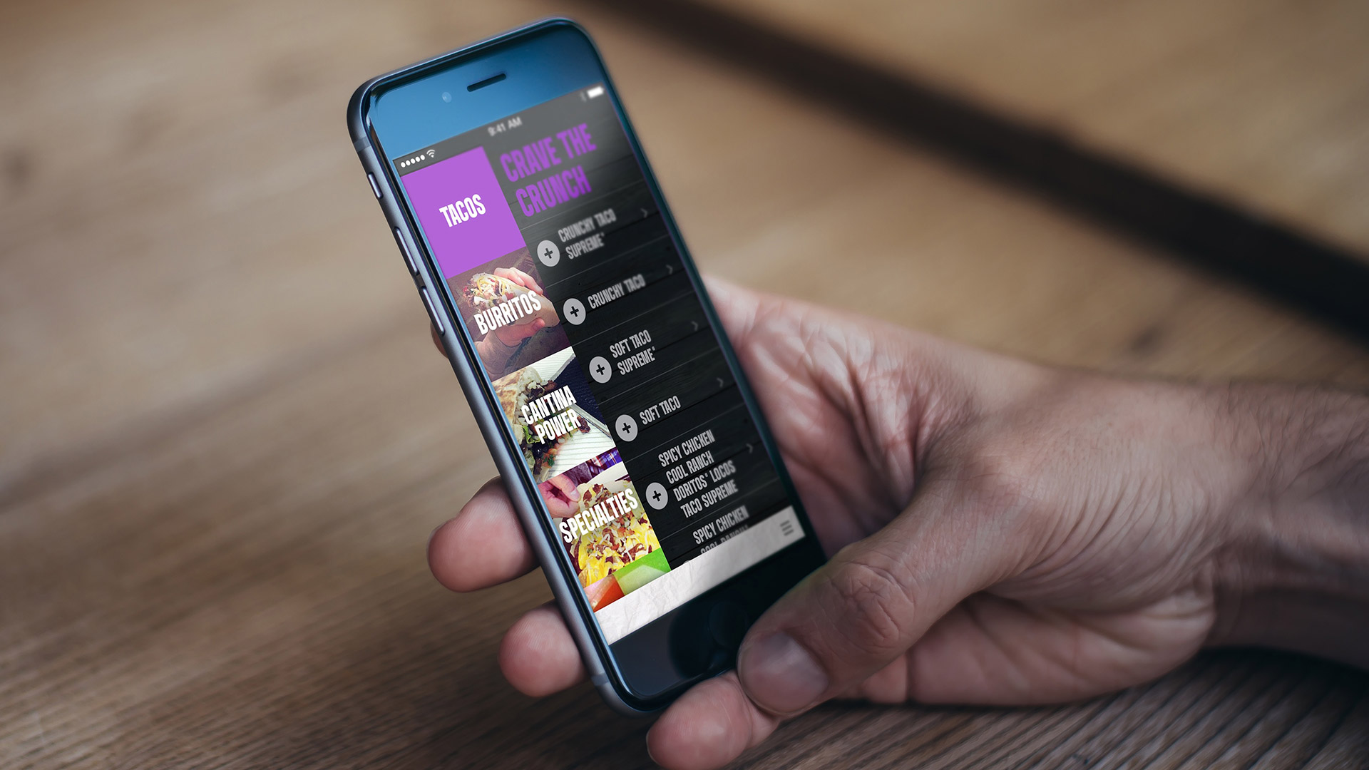 Taco Bell Mobile Ordering Application