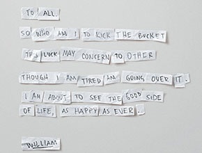 Real Suicide Notes: William