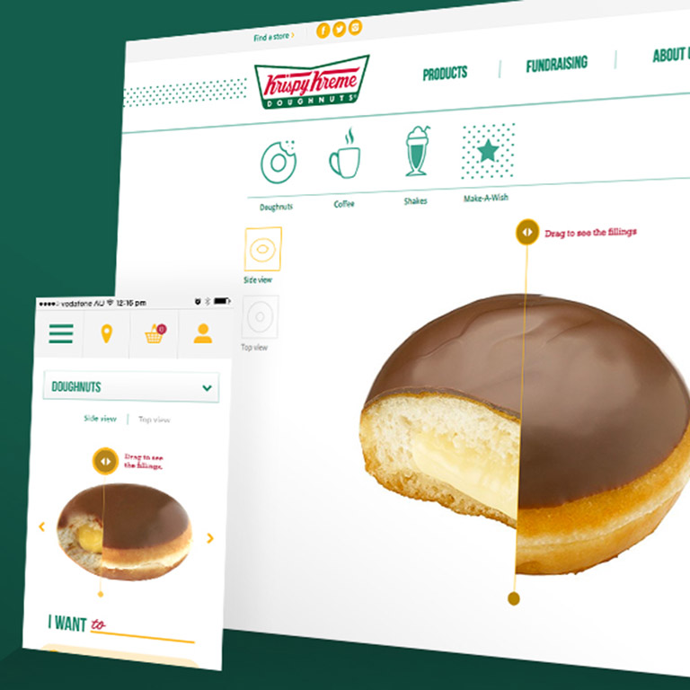Krispy Kreme - E-Commerce Store