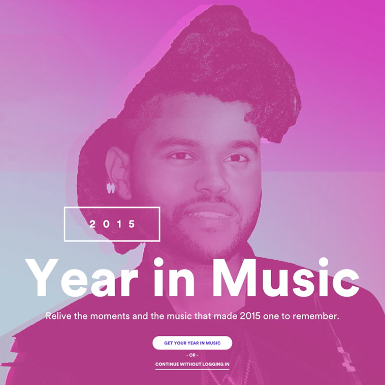 Spotify - Year in Music 2015