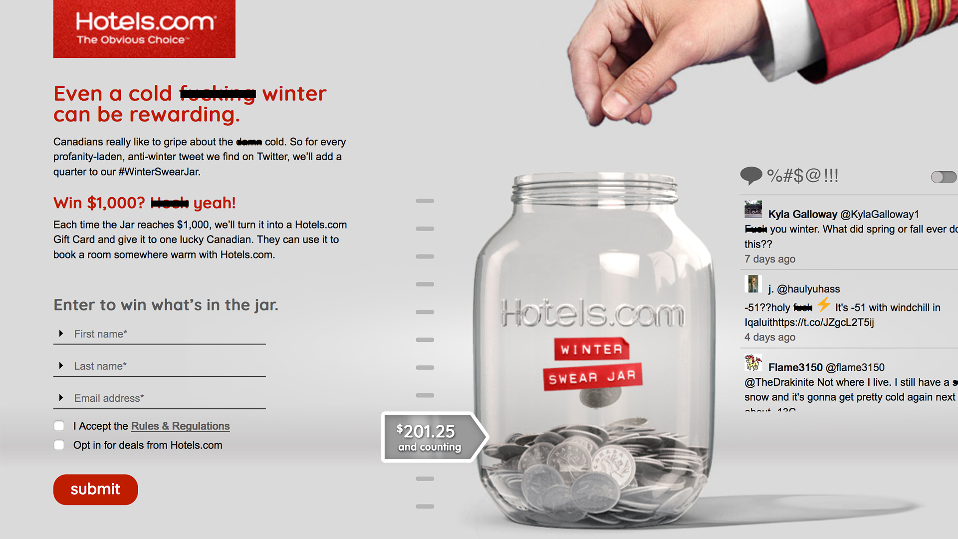 Winter Swear Jar