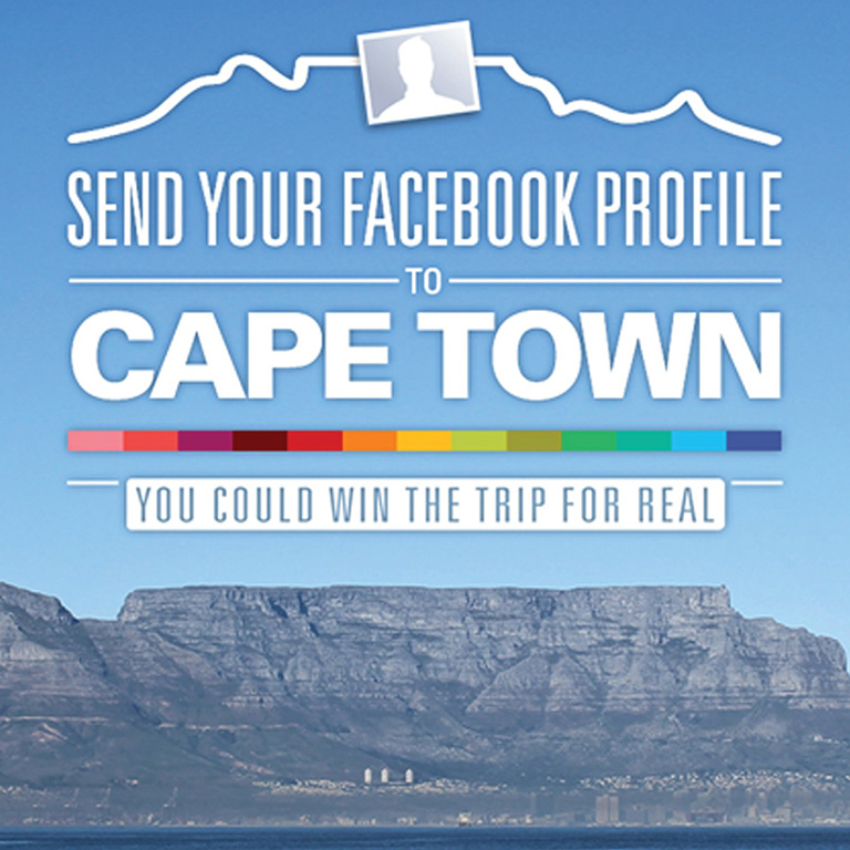 Send Your Facebook Profile to Cape Town