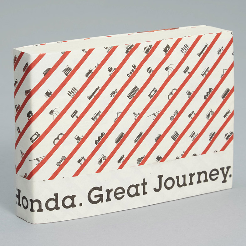 Honda. Great Journey.-Travel sticker scrapbook