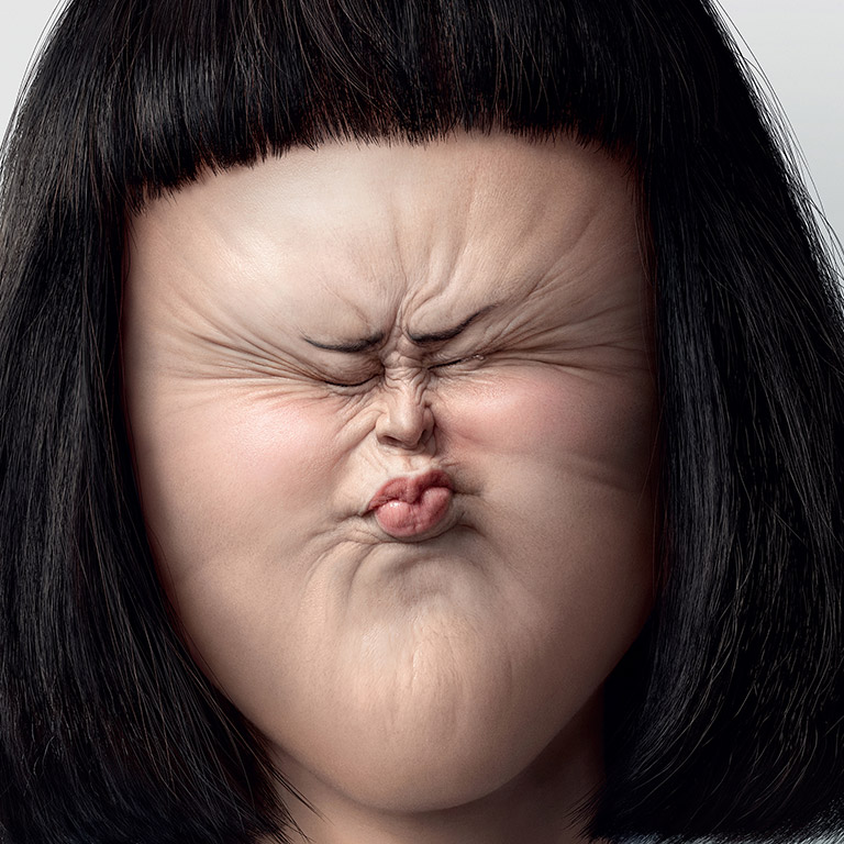 Sour-Faced Woman
