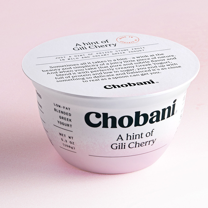 Chobani A hint of flavor