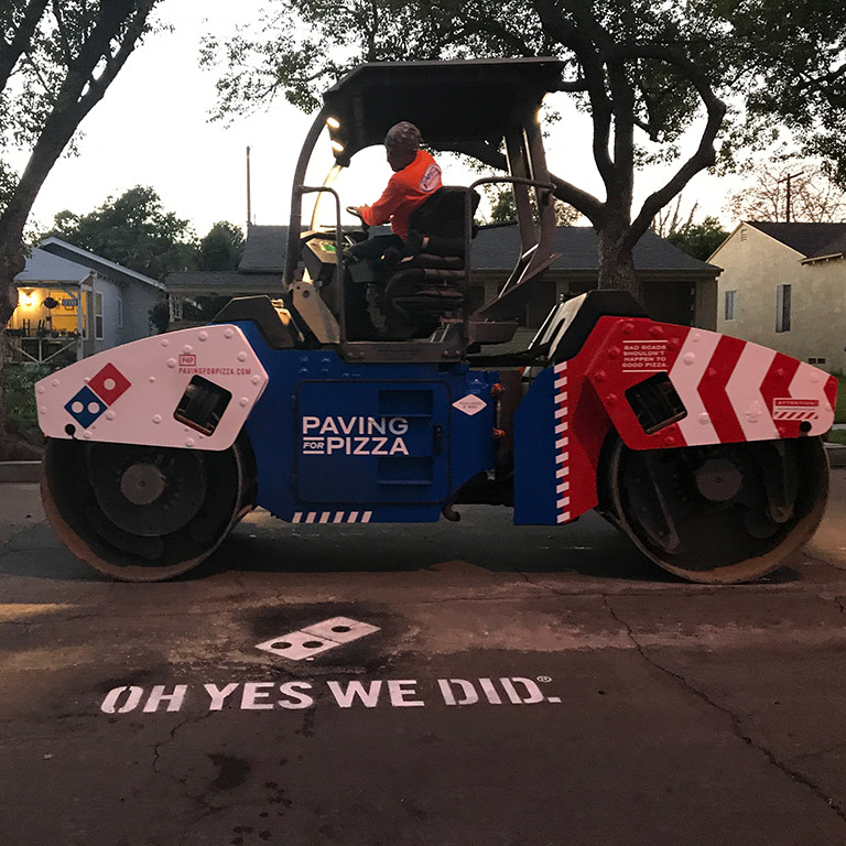 Paving for Pizza 