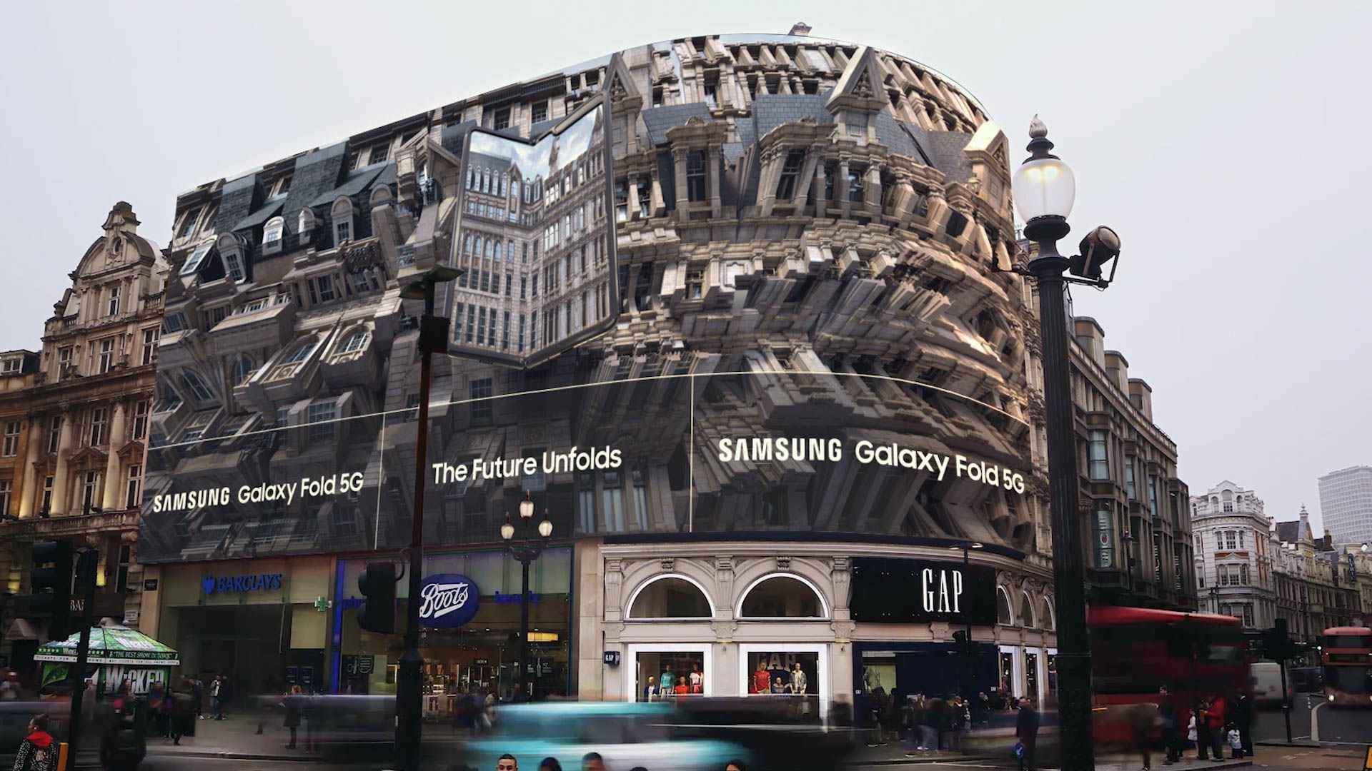 Samsung Folding Piccadilly