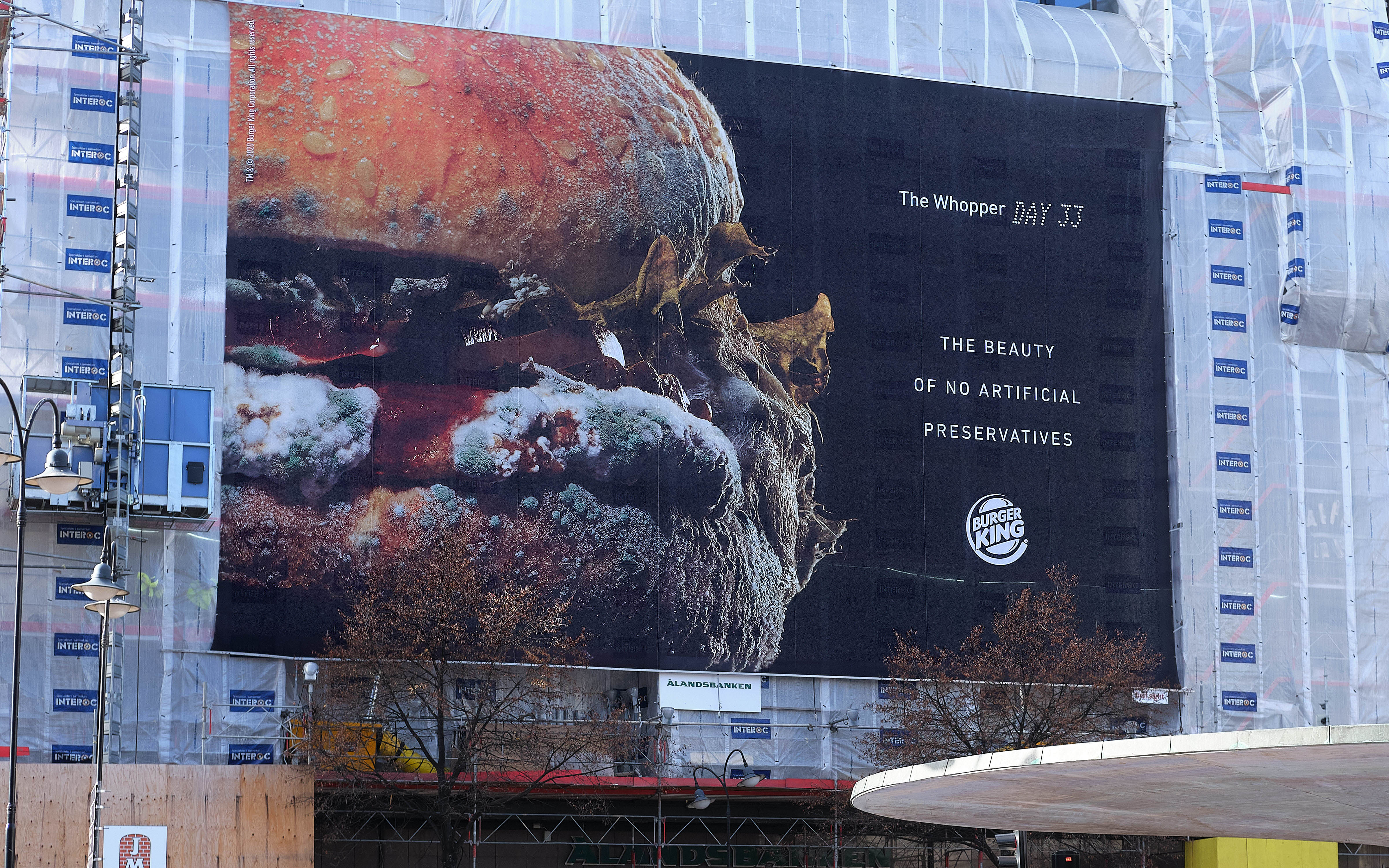 B*B様 Burger King 店舗ディスプレイ　特大バナー 激レア品‼️ Burger King | Moldy Whopper | The One Club