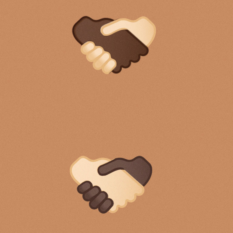 Diversify The Handshake Emoji