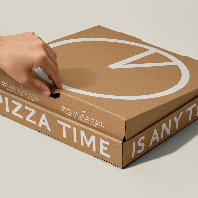 Round-the-Clock Pizza Box