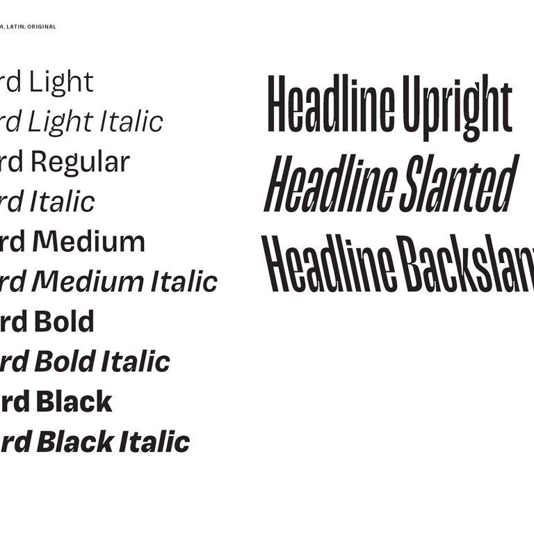 Retail Typeface Design