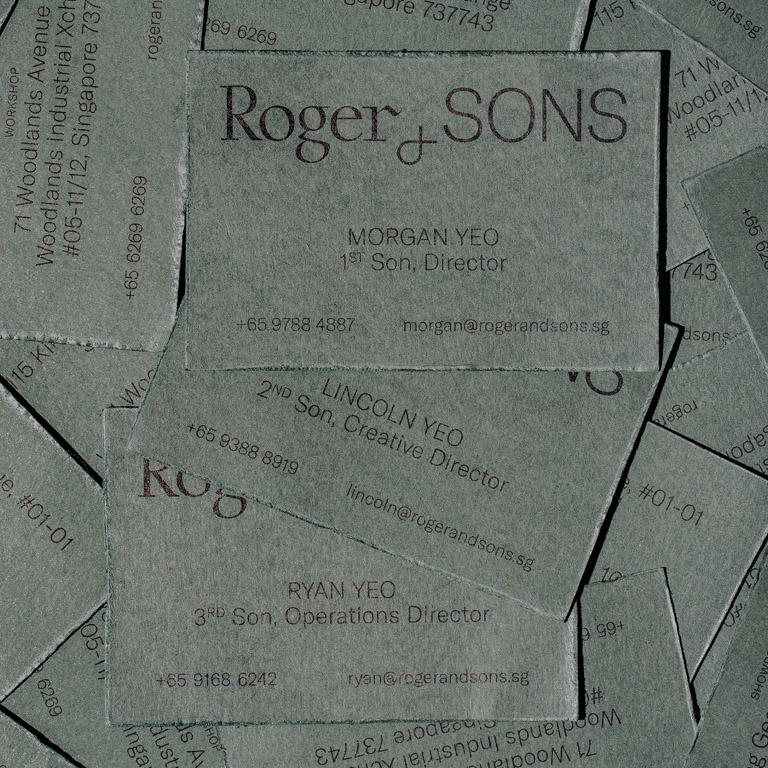 Roger&Sons - Brand Identity