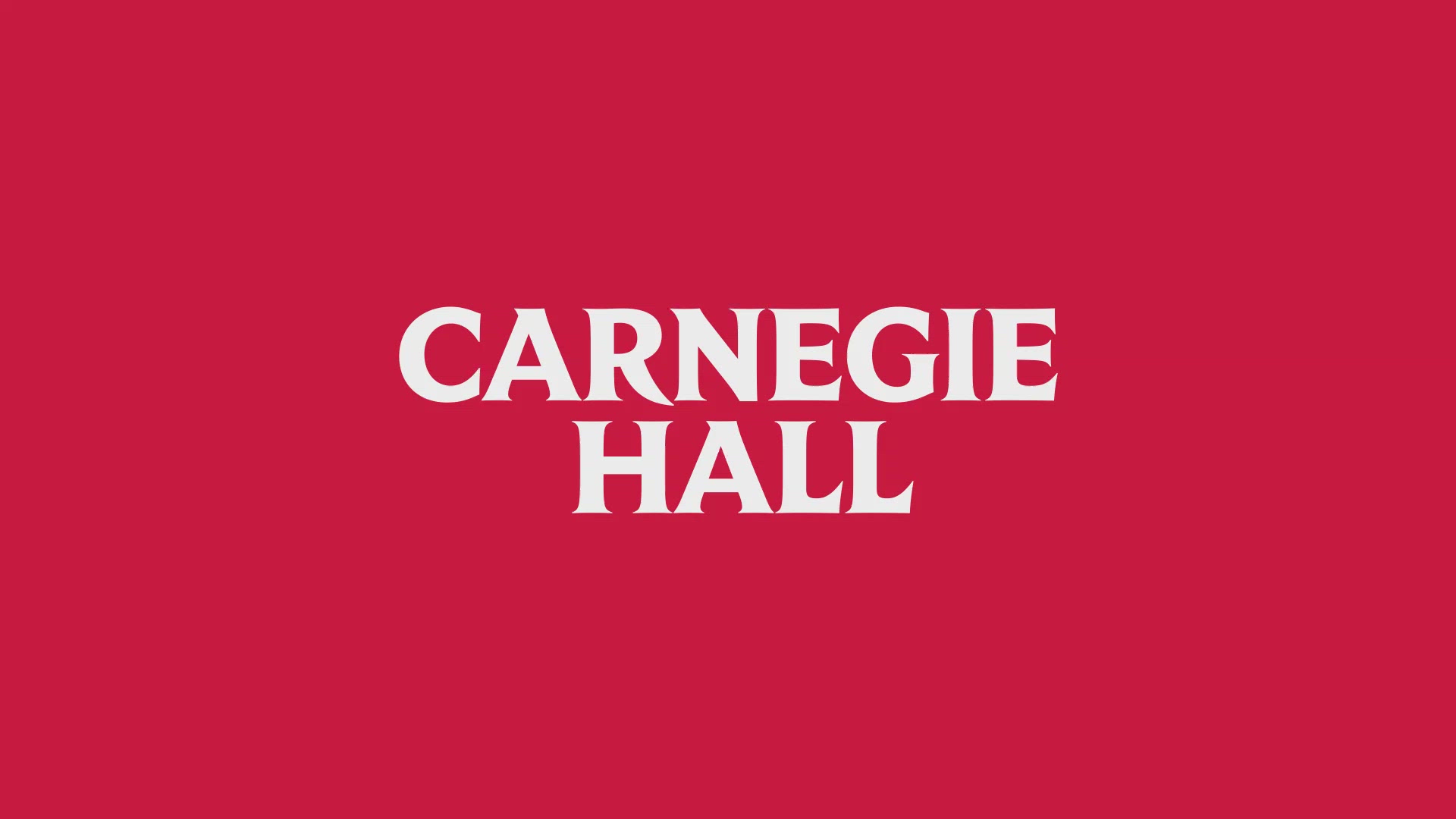 Carnegie Hall Brand Identity 