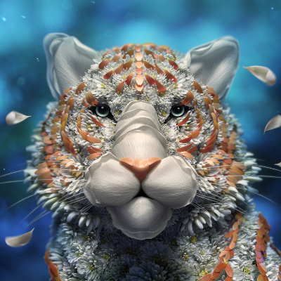PEPAXTO® Flower Tiger Digital Illustration Series