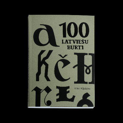 100 Latvian letters — a book