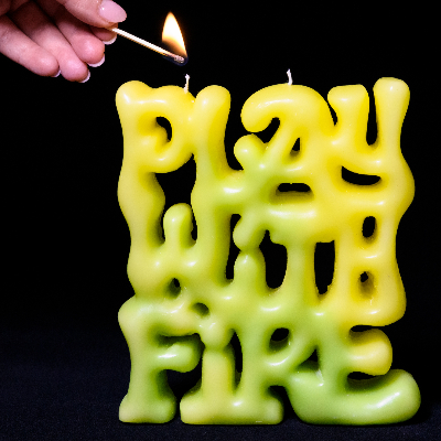 Play With Fire Candle